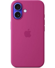 Калъф Apple - Silicone Case, iPhone 16, MagSafe, Fuchsia -1